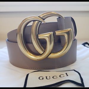 Gucci Dusty Pink Belt Size 90